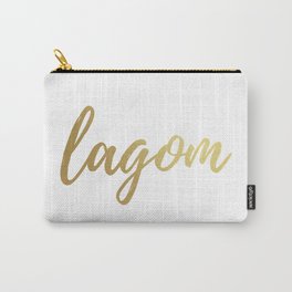 Lagom - Gold Foil Carry-All Pouch