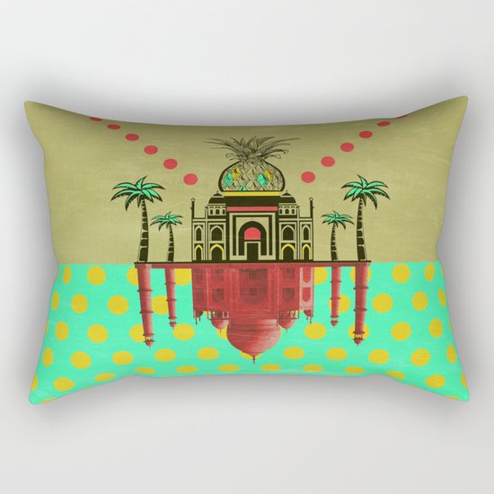 pineapple architecture 2 Rectangular Pillow