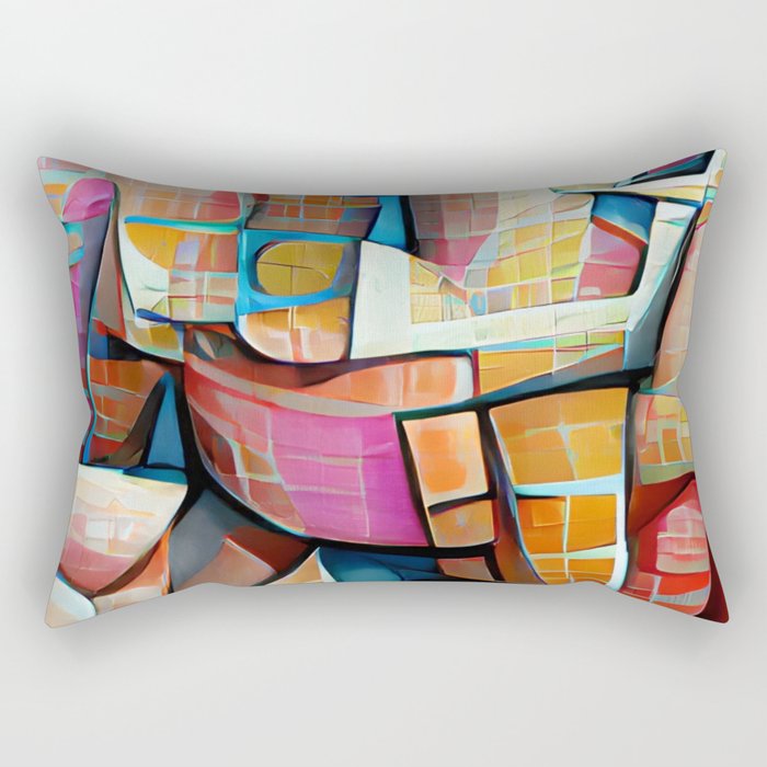 Twisted Distortion Rectangular Pillow