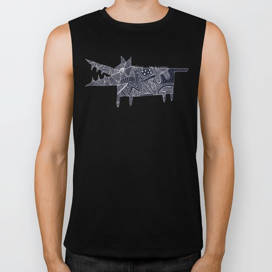 above the clouds Biker Tank