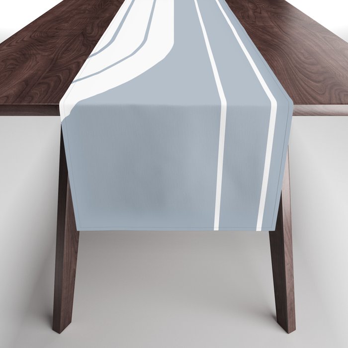 Two Tone Line Curvature LXVI Table Runner