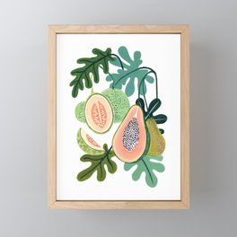 Papaya Framed Mini Art Print