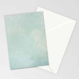 Blue gray watercolor background Stationery Card