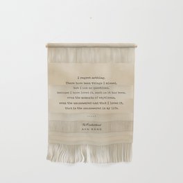 Ayn Rand Quote 03 - Typewriter Quote on Old Paper - Minimalist Literary Print Wall Hanging
