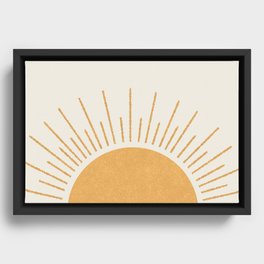 Sunshine Everywhere Framed Canvas