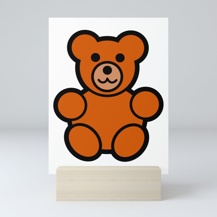 Teddy Bear Mini Art Print