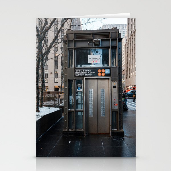 New York City Subway Stop Stationery Cards