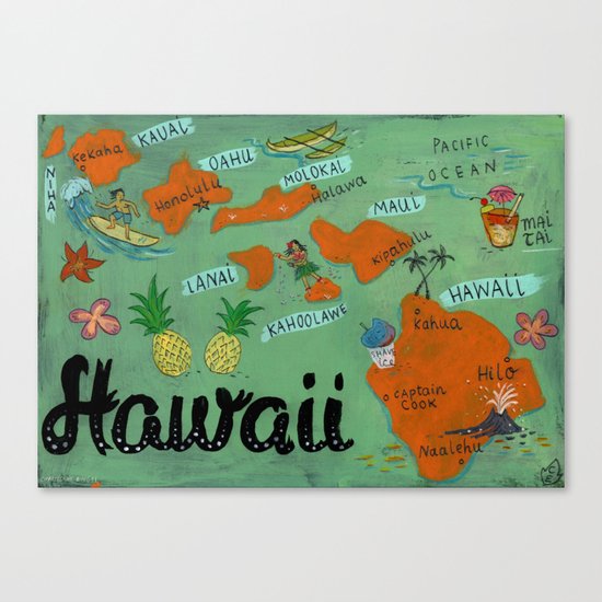 HAWAII Canvas Print