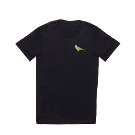 Pixel / 8-bit Parrot: Green Quaker Parrot T Shirt