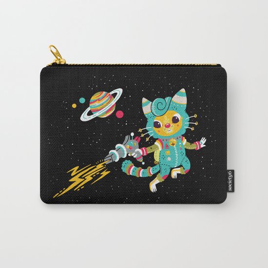 Kitty Cat Space Captain Carry-All Pouch