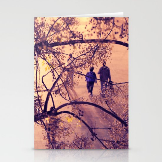 Over the city Stationery Cards