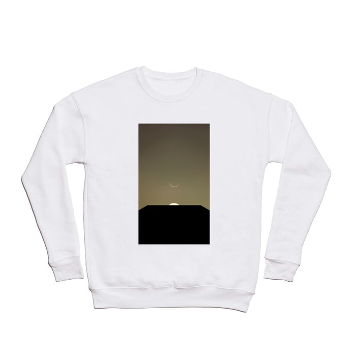 2001 Space Odyssey Minimal Dawn of Man Monolith Alignment Crewneck Sweatshirt