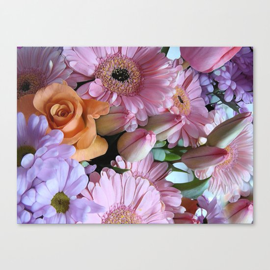 A Pink Mind is a Joy Forever! Canvas Print