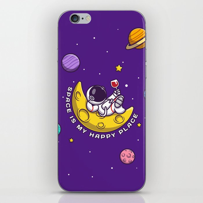Space Is My Happy Place iPhone Skin
