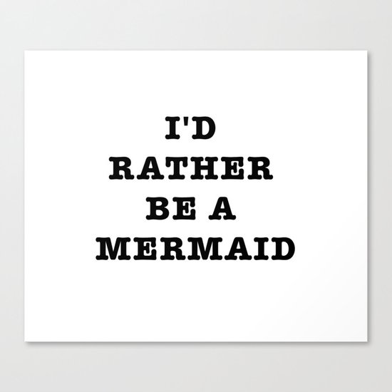 MERMAID Canvas Print