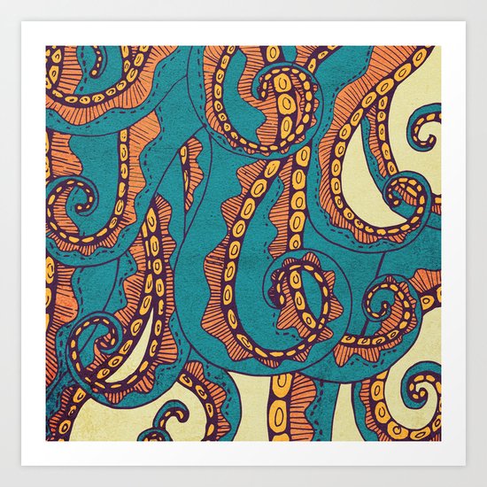 Octopus Art Print