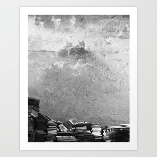 The book store Art Print