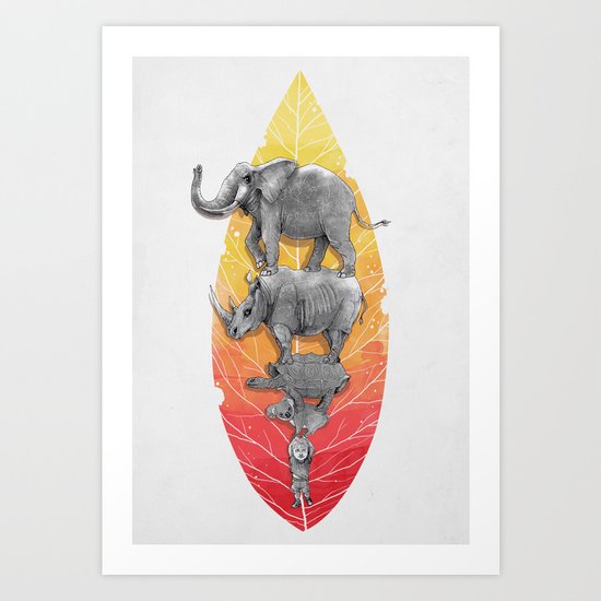 Lymph Art Print