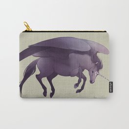 Night Unicorn Carry-All Pouch | Pegasus, Concept, Horse, Illustration, Drawing, Unicorn, Digital 