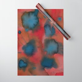 Red Downpour  Wrapping Paper