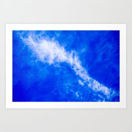 blue sky Art Print