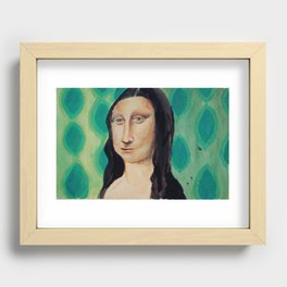 Retro Lisa Recessed Framed Print