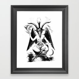Baphomet - Satanic Church Framed Art Print