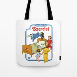 LET'S CALL THE EXORCIST Tote Bag