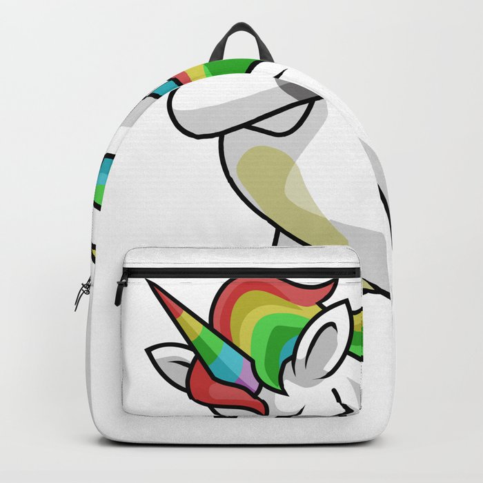 dabbing unicorn backpack