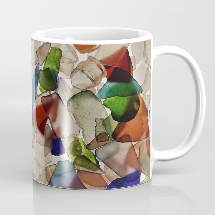 Colored Glass Coffee Mug