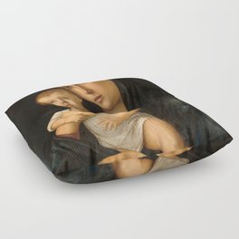  Madonna and Child by Giovanni Bellini Floor Pillow