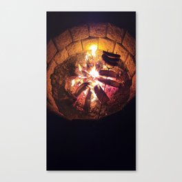 Over the Campfire Canvas Print