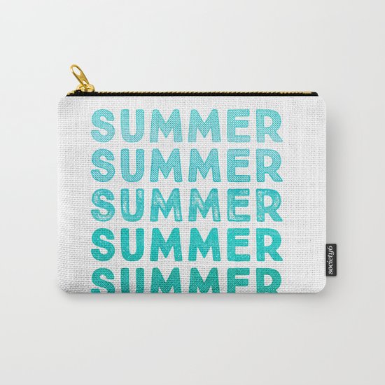 SUMMER- typography Carry-All Pouch