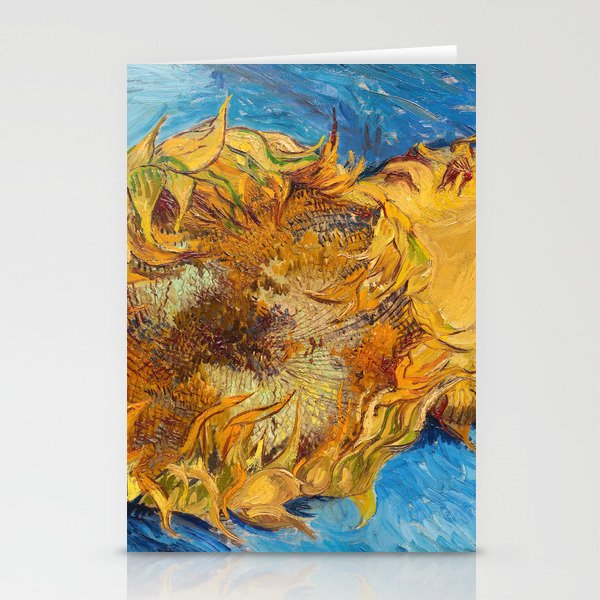 Vincent van Gogh - Two Cut Sunflowers Stationery Cards
