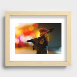 Rock the night Recessed Framed Print