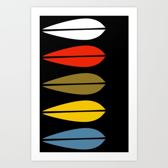 Lotus pattern focus Art Print