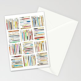 100 Writing Tools Poster Stationery Cards