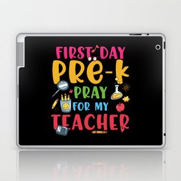 First Day Pre-K Funny Laptop Skin