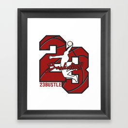  23 basketball Framed Art Print