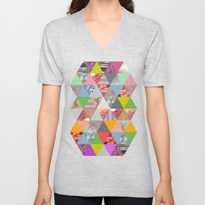 Lost in ▲ V Neck T Shirt