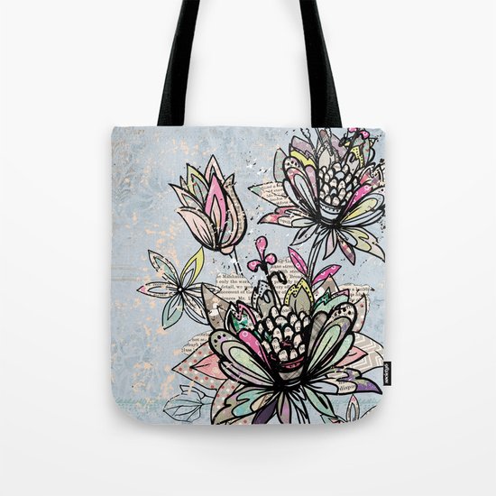 Paper Flowers #4 Tote Bag