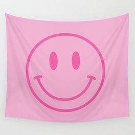 Totally Y2k Smiley Wall Tapestry
