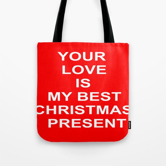 Christmas Red Tote Bag