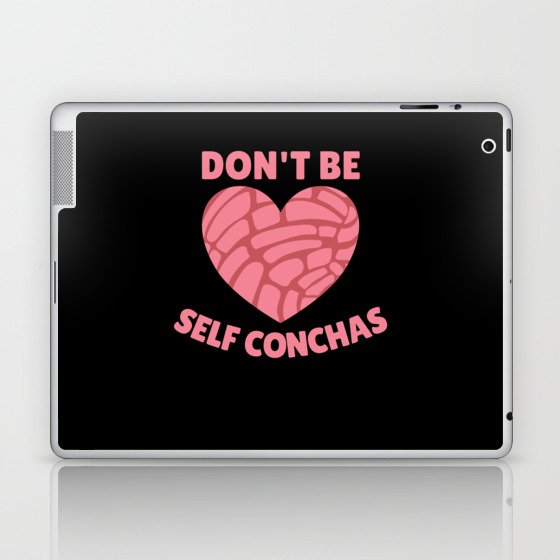 Don't Be Self Conchas Bun Heart Laptop & iPad Skin