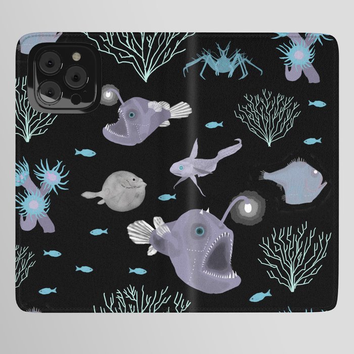Deep Sea iPhone Wallet Case by ahadden