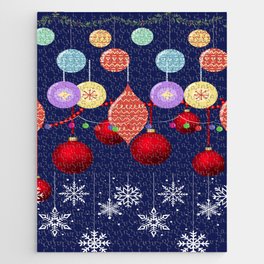 Ornaments with Lights Jigsaw Puzzle