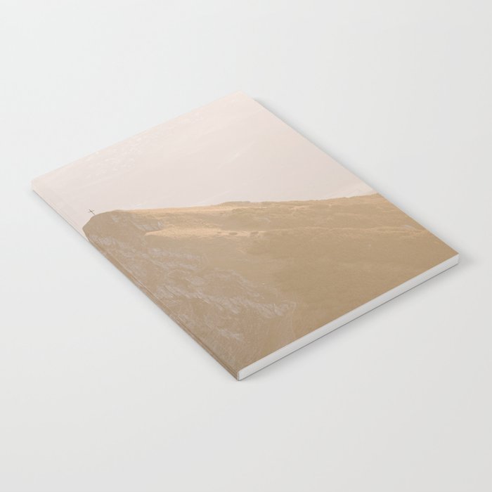 Green mountain peak in the warm morning light | Landscape Photography | Art Print Notebook