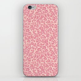 Pink Leopard Print iPhone Skin