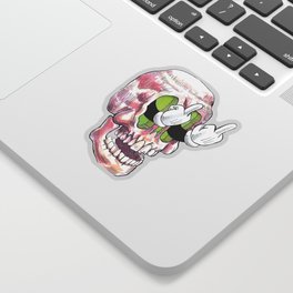 Aye F#ck You! Skull Sticker