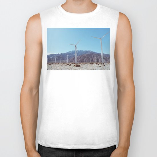 Palm Springs Windmills XI Biker Tank